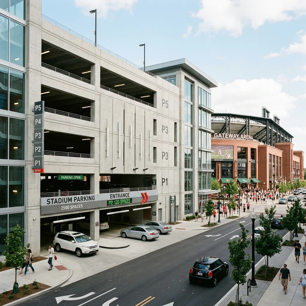 Pre-book stadium parking